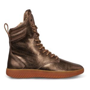 MOBS Sneakers Tread Boot Sneaker High Tops Bronze Metallic Size 6.5